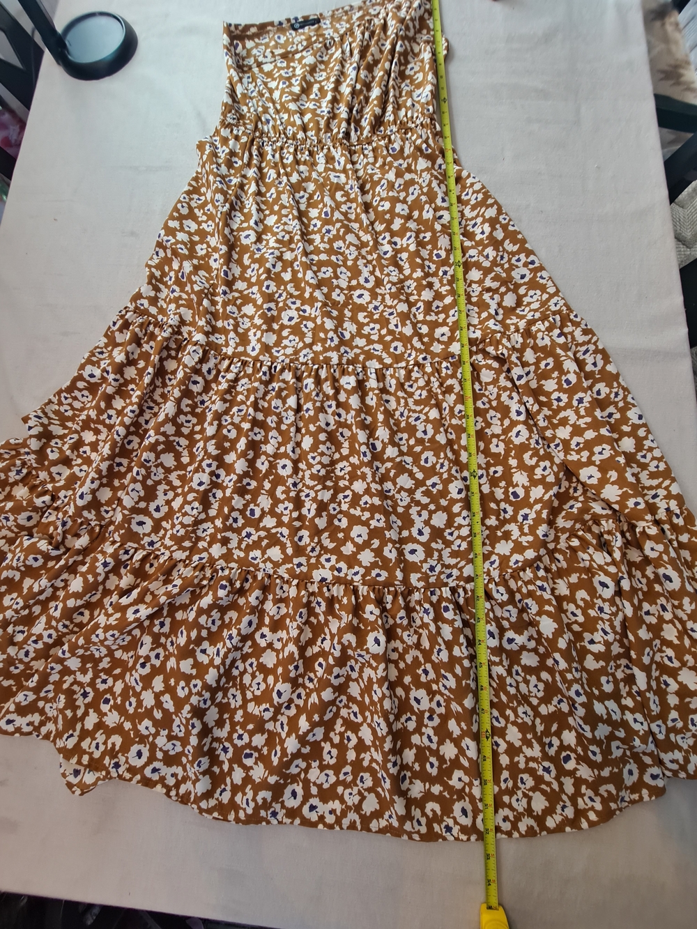 PRETTYGARDEN bohemian floral maxi dress features a one-shoulder neckline - Picture 3 of 5